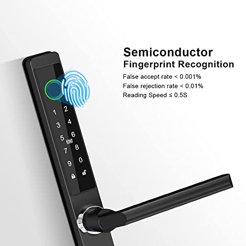 Verrouillage automatique sans clé pour porte avec empreinte digitale et code d'accès