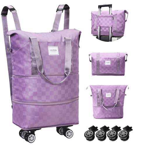 WOOMADA Expandable Foldable Rolling Duffel