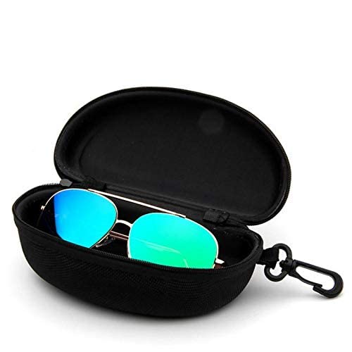 صندوق صلب لحفظ النظارات والنظارات الشمسية بلون اسود 2890TT