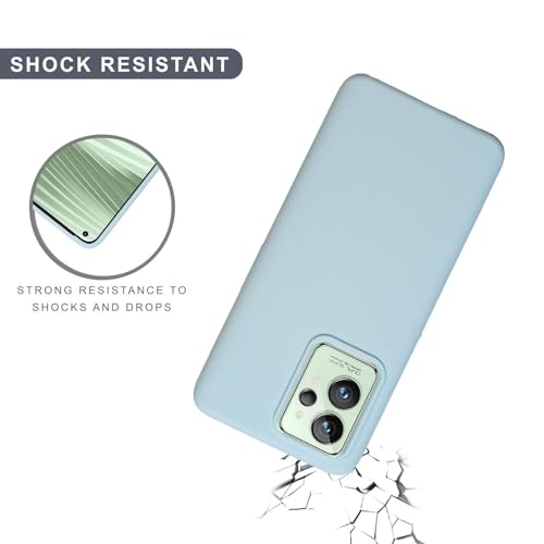 Image of SPRIG Compatible with Realme GT 2 Pro Premium SilkTone Back Cover Drop Tested Shock Proof Mobile Case for Men, Women, Boys and Girls with Camera Protection (Light Blue)
