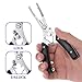 Stainless Steel Fishing Pliers Fishing Hook Remover Needle Nose Pliers Line Cutter Plier with Lanyard Multi-Function Braid Cutter Lockable Handy Fish Tool with Storage Bag For Men Saltwater Freshwater
