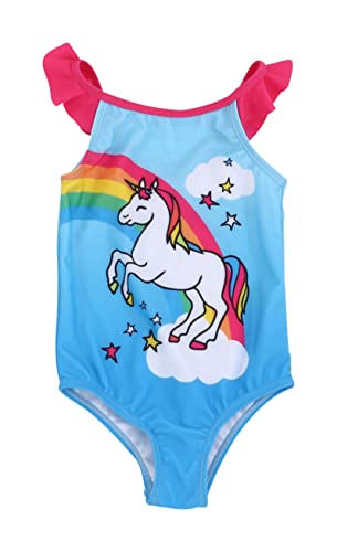 Image of Flamingo Girls One Piece Bathing Suit Beach Bag and Towel 3 Swimsuit Set Toddler