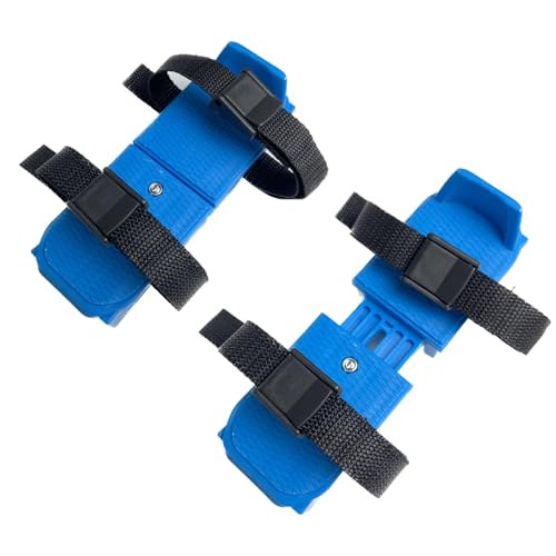 Toddler Ice Skates 6.7-8.5 Inch Adjustable Ice Skates, Durable Double Runner Ice Skates with Hook and Fastener Kids Ice Skates Adjustable Ice Skates for Kids Winter Training Shoes Beginner Blue