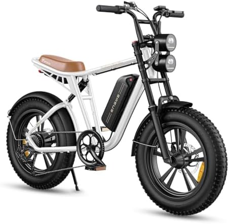ENGWE M20/M1 Bicicleta Electrica Hombre | 20"×4.0 Fat Tire Bici Eléctrica | Autonomía máxima de 75 KM/150 KM/90 KM/170 KM con 48V 13Ah/26Ah/15.6Ah/28.6Ah Batería | 7 Velocità | E-MTB