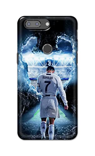 Image of Printed Hard Back Cover Case for OnePlus 5T Back Cover (Footbal Legend) -702