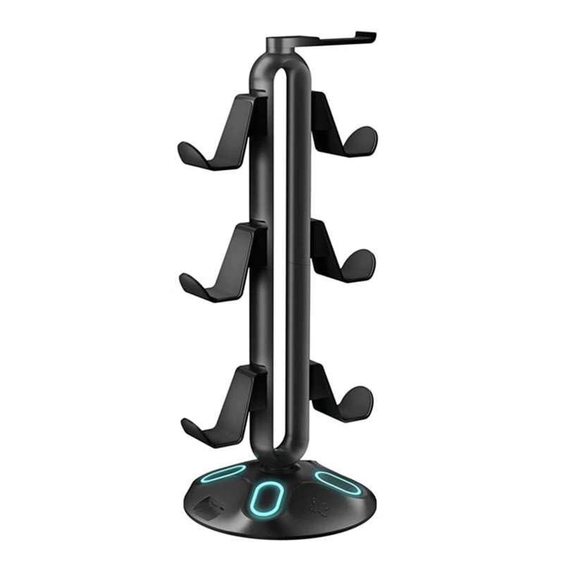 TrueCart RGB Gaming Headset & Controller Stand with Dual USB Charging & Audio Jacks - Organize Your Gaming Setup-image-26