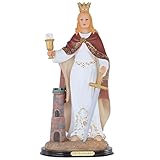 ICE ARMOR 12' H Saint Barbara Statue Great Martyr Barbara Holy Figurine Religious Decoration