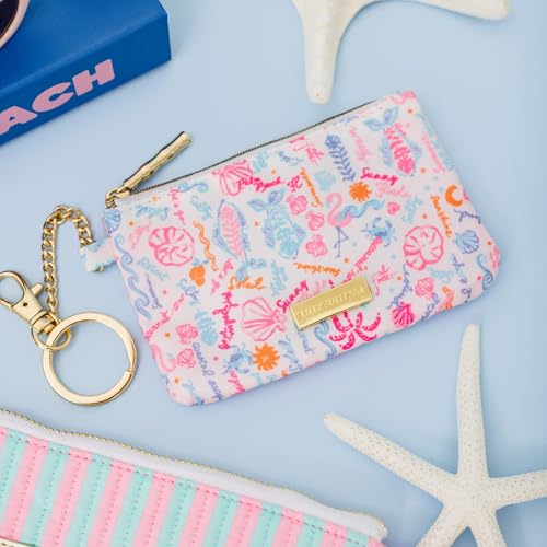 Lilly Pulitzer ID Holder Wallet, Wallet with Zip Close, Cute Card and ID Case for Women (Summer Serenade)4