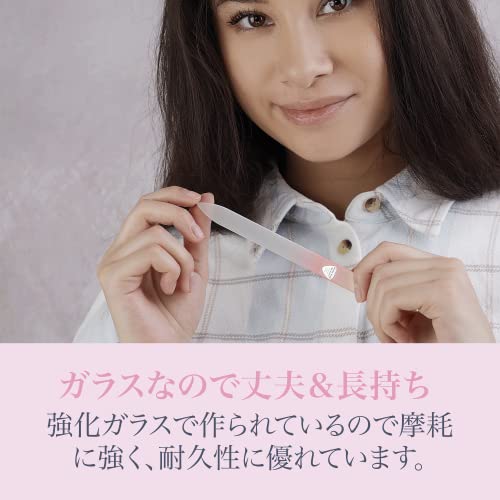 Bona Fide Beauty 【チェコガラス製】ボヘミアン爪やすり サニーオレンジ の商品画像 3