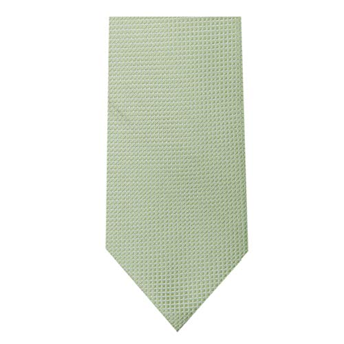 Jacob Alexander Boys  Prep Woven Subtle Mini Squares Regular Neck Tie - Sage Green