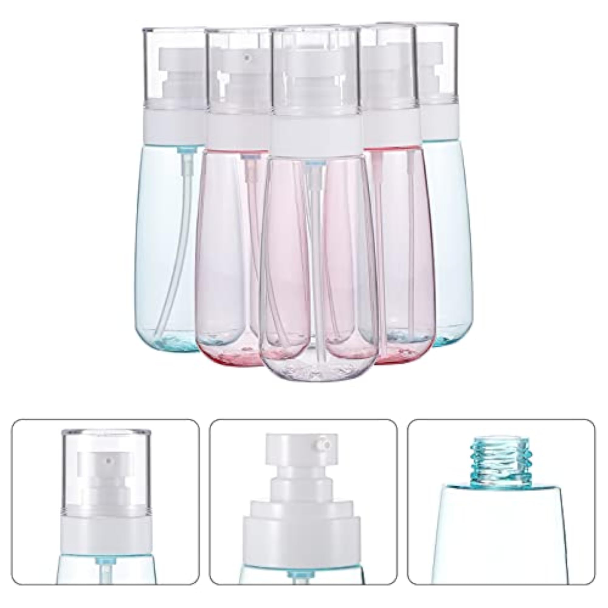 Fine Mist Spray Bottles 6PCS 100ml for Perfume