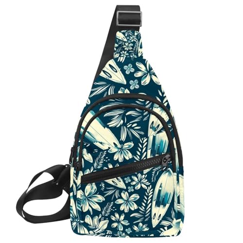 Sac à dos tropical bleu foncé idéal en randonnée et voyage