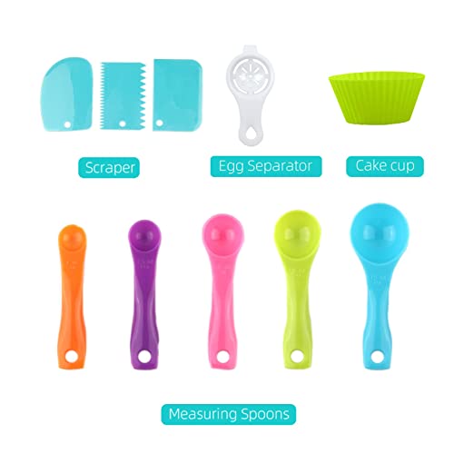 Conjunto de cozinha infantil real, utensílios de cozinha seguros e seguros para crianças, como rolo