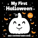 My First Halloween High Contrast Baby Book for Newborns 0-12 Months