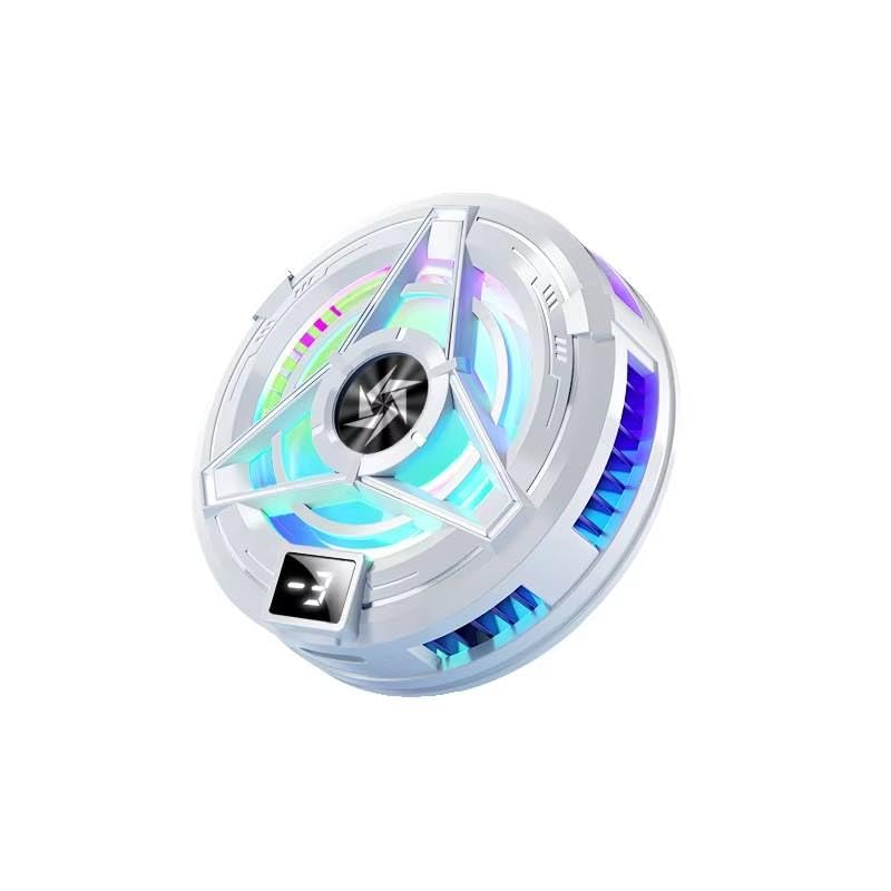Image of Phone Cooler with AI Cooling Mode, RGB Lighting, Real-Time Temperature and Power Display, Strong Magnet and Clip Mount, Ultra-Quiet Fan (SL17)