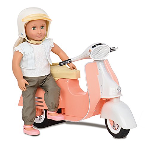 Preisvergleich Produktbild Our Generation BD37361 Scooter - Ivory / Peach