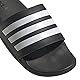 adidas Unisex Adilette Comfort Slides, Core Black / Cloud White, 43 EU