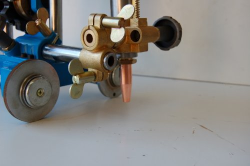 BLUEROCK Tools Model CG-211Y Manual Pipe Cutting Machine - Track Torch Burner