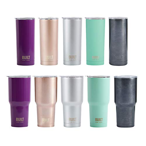 Built 20 Ounce Double Wall Stainless Steel Tumbler Purple 5193242 #TOP7