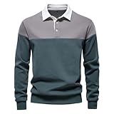 [Artcons] ポロシャツ 長袖 メンズ ビジネス トップス 襟付き ゆったり カジュアル 吸汗速乾 ゴルフポロシャツ おしゃれ ゴルフウェア