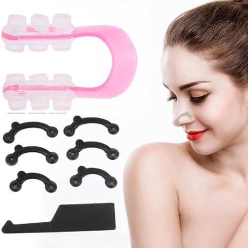 NJCXOLA 1 ensemble Nose Shaper Clip, Nose Beauty Shaping Nose Bridge Shaper, Lifting Nose Up Clip Correction du nez Façonnant Sans Douleur Nez Up Lifting Clip...
