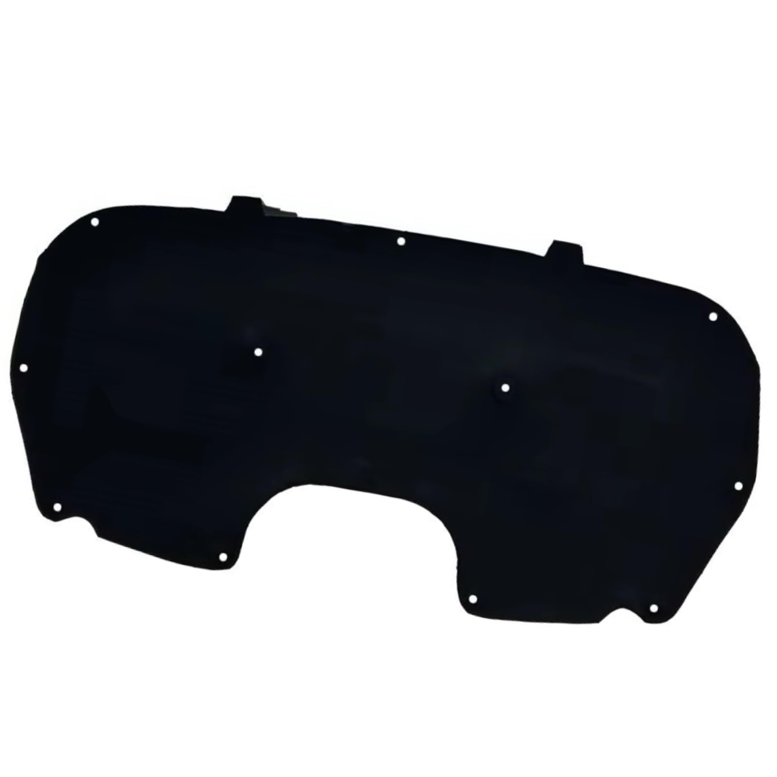 Cewsuio Black Sound Bonnet Insulation​ Car Car Hood Engine Cover Insulation Liner Cotton Pad Soundproof Heat Mat Accessories Compatible With Peugeot 2021 2022 2023(Black)