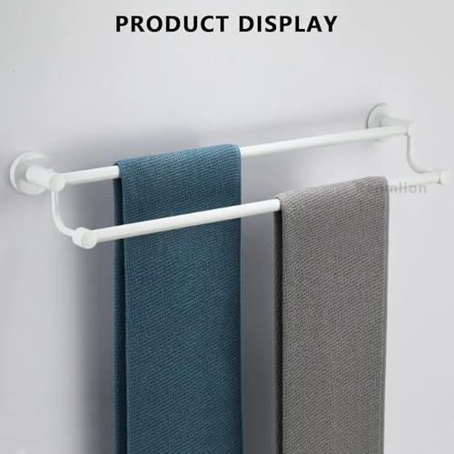 Porte-serviettes mural blanc pour optimiser la salle de bain et cuisine