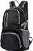 Backpack - Waterproof Lightweight Backpacks for Travel Hiking - Daypack for Women Men (Black)