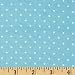 Robert Kaufman Cozy Cotton Flannel Mini Dots Aqua Fabric By The Yard, Aqua