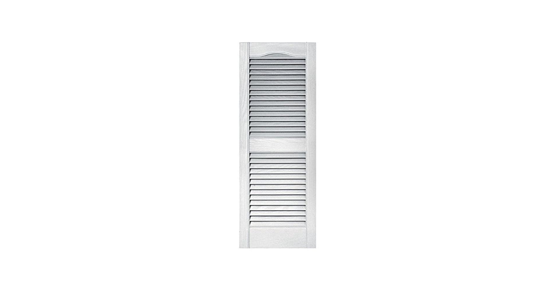 Amazon.com: 15 x 72-In. White Louvered Shutters, Pair