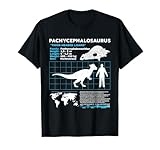 Pachycephalosaurus fact Sheet Dinosaur Facts T-Shirt