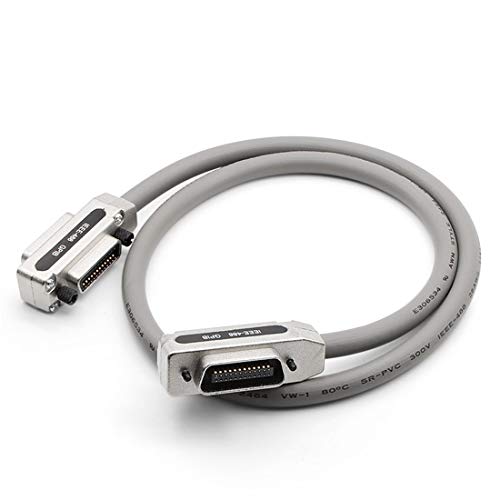 Cavo IEEE-488 di livello industriale Cavo dati GPIB Adattatore connettore metallo Connettore Plug and Play 0,5 m / 1 m / 1,5 m / 3 m / 5 m-grigio 3 M