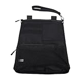 Diydeg Golf Bag Organizer, 11.81 x 9.84in Portable Golf Trunk Organizer, Large Capacity Polyester Golf Accessories Car Trunk for Balls, Tees, Turf Tools, Gloves, Gifts, Easy Clean