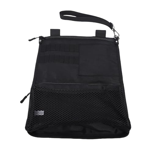 Diydeg Golf Bag Organizer, 11.81 x 9.84in Portable Golf Trunk Organizer, Large Capacity Polyester Golf Accessories Car Trunk for Balls, Tees, Turf Tools, Gloves, Gifts, Easy Clean