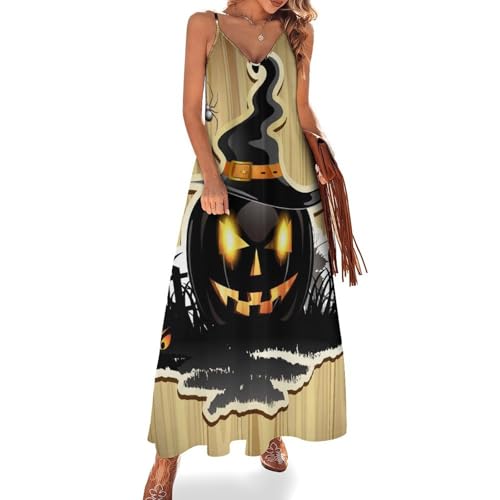 Robe d'été sans manches ultra légère à coupe longue et fluide pour femme