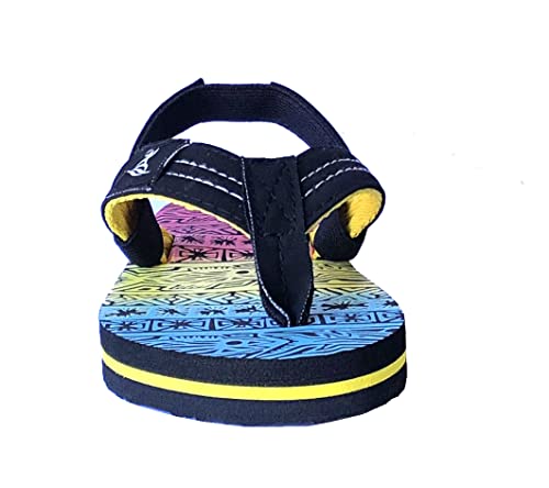 Image of REDVOLUTION New Boys' Beach Sandal TRIBAL Tattoo | Geometric Bali Flip-Flop Sandals