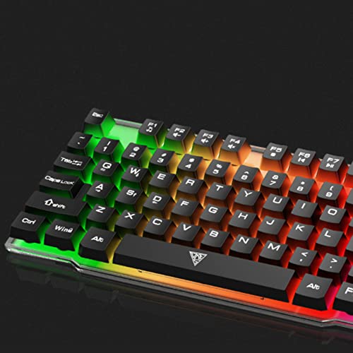 Teclado mecánico BAYAJIAZ con cable y mouse 104 teclas miniatura 2
