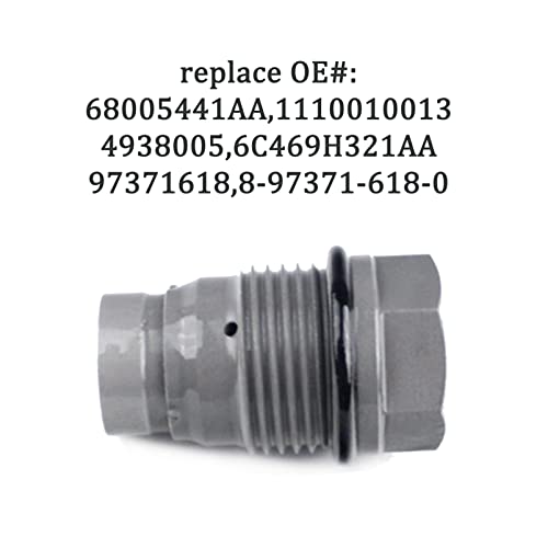 Image of 1110010013 Diesel Pump Pressure Relief Valve Replace 68005441AA 4938005 Compatible with Cummins 6.7L Ram 2500 & 3500