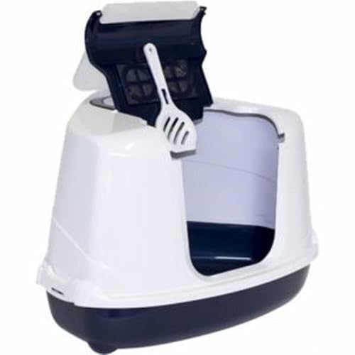 Moderna Bandeja Sanitaria Cubierta Rinconera para Gato - Sanitario Toilet