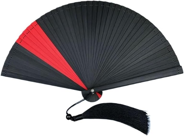 Fan Shaped Hollow Folding Mini for Flag Dress Dance(Primary color)