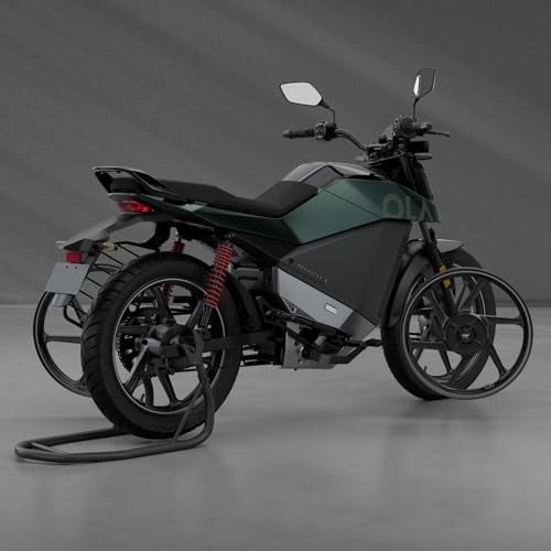 Image of OLA Roadster X (4.5 Kwh) High Speed Electric Bike with charger - Pine green - Ex-Showroom