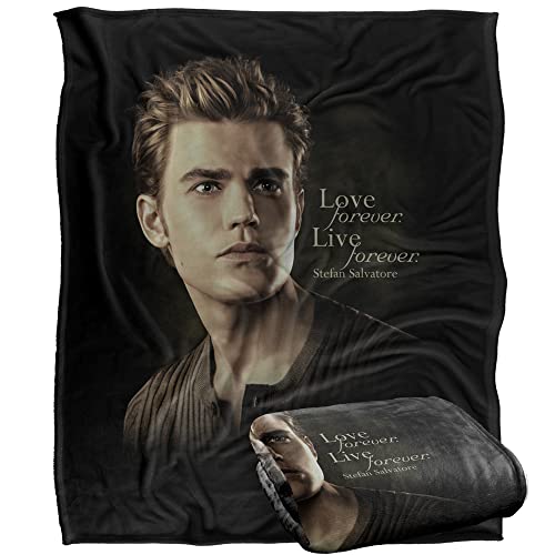 VAMPIRE DIARIES Forever Officially Licensed Silky Touch Super Soft Throw Blanket 152 x 127 cm