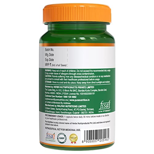 Image of Pure Nutrition ACV Apple Cider Vinegar Tablets | Control Craving | ACV for Weight Loss & Detox with Wheat Grass & Spirulina for Enhanced Wellness | Rich in Antioxidants | Supports Weight Management, Detoxification & Immunity - 60 Veg Capsules (Pack of 3)