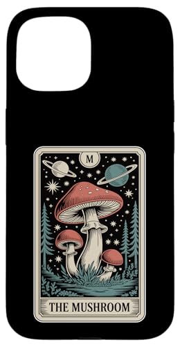 The Mushroom Tarot Card Cottagecore �ʔ����L�m�R���D�� �X�}�z�P�[�X iPhone 15 �p