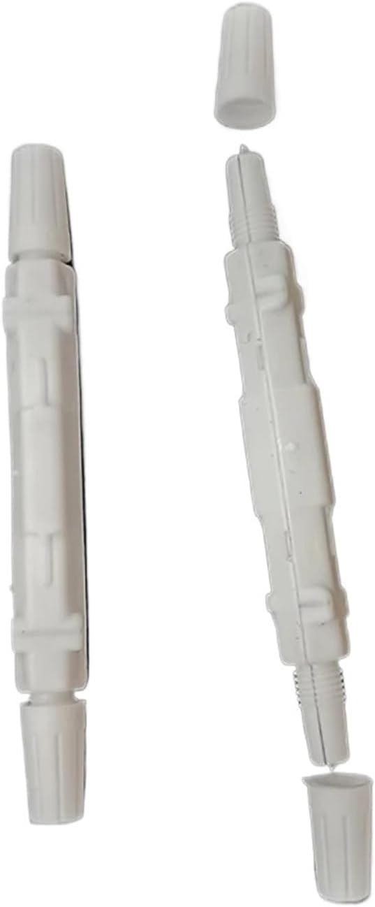 50 Pieces of Fiber Optic Fusion Protection Round Box White