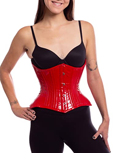 Orchard Corset Cs-426 Standard Red Pvc Underbust - 32 #TOP12