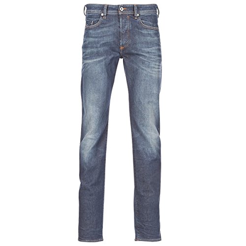 Diesel - Mens Slim Fit Low Waist Stretch Jeans - Thommer-X RM042, Size:36, Inseam:32 Blue