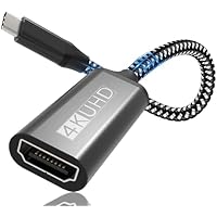 Adaptador USB C a HDMI, 4K Adaptador USB C a HDMI (Thunderbolt