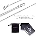 PROSTEEL Collar Hombre Placa Personalizable Colgante de Horóscopos Plaquita Redonda con Cadena...