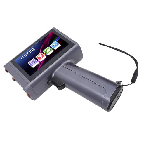 Impressora a Jato de Tinta Portátil 12.7mm 4.3in LED Touchscreen Barcode Impressora Portátil Com Car